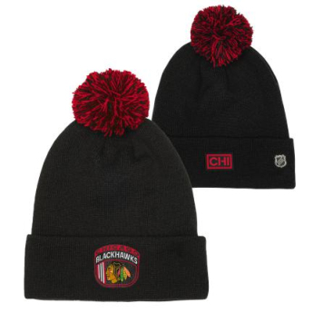 Chicago Blackhawks căciula de iarnă pentru copii Draft Beanie Cuff With Pom