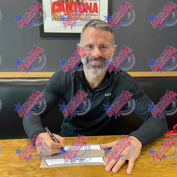 Legende tricou de fotbal Manchester United FC 2021-2022 Giggs Signed Shirt