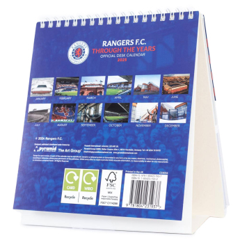 FC Rangers calendar de birou 2025
