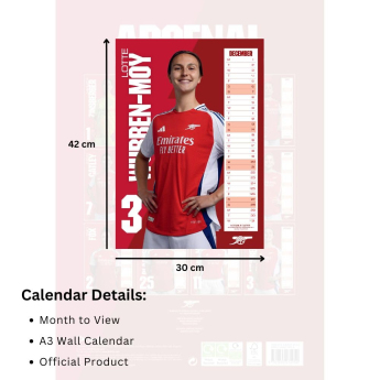 FC Arsenal calendar WFC 2025