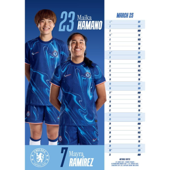 FC Chelsea calendar WFC 2025