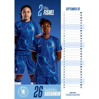 FC Chelsea calendar WFC 2025
