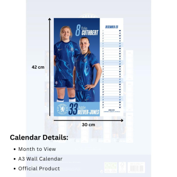 FC Chelsea calendar WFC 2025