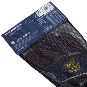 FC Barcelona mănuși de portar pentru copii Fuse Goalkeeper Gloves Yths 79-86mm palm width