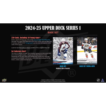 NHL cutii Cărți de hochei NHL 2024-25 Upper Deck Series 1 Blaster Box