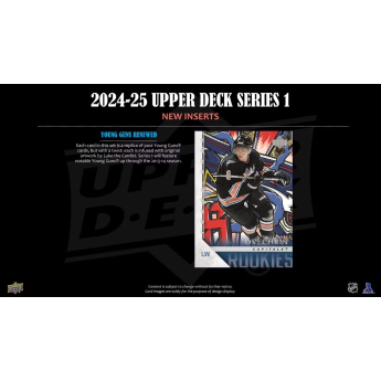NHL cutii Cărți de hochei NHL 2024-25 Upper Deck Series 1 Blaster Box