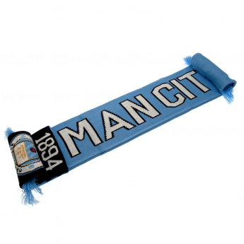 Manchester City eșarfă de iarnă nero