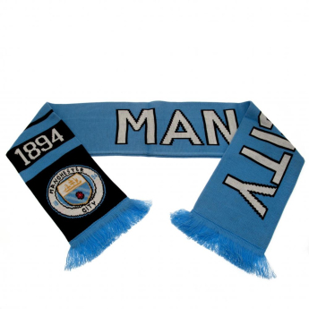 Manchester City eșarfă de iarnă nero