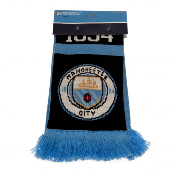 Manchester City eșarfă de iarnă nero