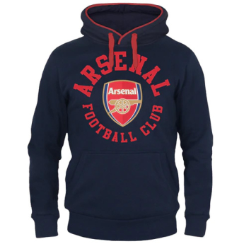 FC Arsenal hanorac de bărbați cu glugă graphic navy