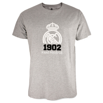 Real Madrid tricou de bărbați Crest grey
