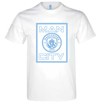 Manchester City tricou de bărbați Square white