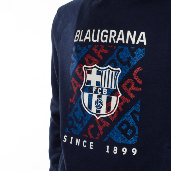 FC Barcelona hanorac cu glugă pentru copii Print Barca