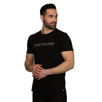 Borussia Dortmund tricou de bărbați Basic black