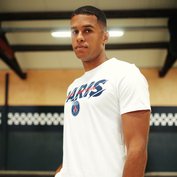 Paris Saint Germain tricou de bărbați Slogan white