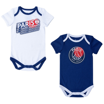 Paris Saint Germain body de copii 2pack blue-white