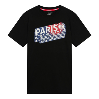 Paris Saint Germain tricou de bărbați Repeat black