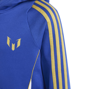 Lionel Messi hanorac cu glugă pentru copii MESSI Pitch blue