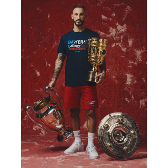 Bayern München tricou de bărbați Rekordmeister navy