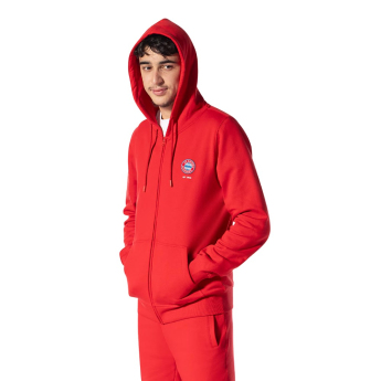 Bayern München hanorac de bărbați cu glugă Hooded Zip red