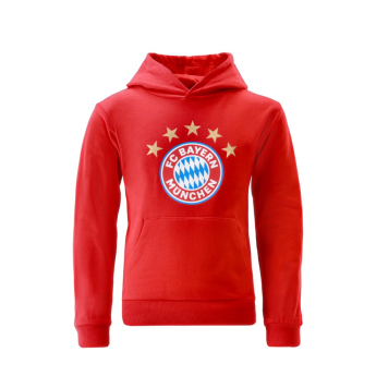 Bayern München hanorac cu glugă pentru copii Essential red