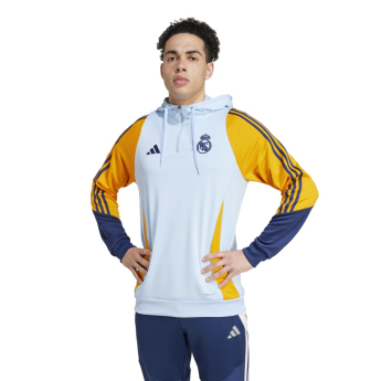 Real Madrid hanorac de bărbați cu glugă Track globlue