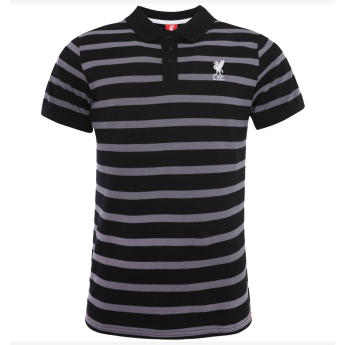 FC Liverpool tricou polo Stripe black