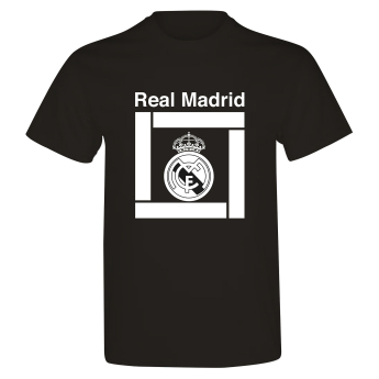 Real Madrid tricou de bărbați Square black