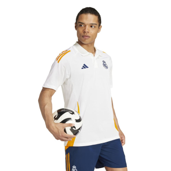 Real Madrid tricou polo white