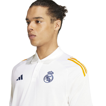 Real Madrid tricou polo white