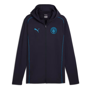 Manchester City hanorac de bărbați cu glugă Casuals navy