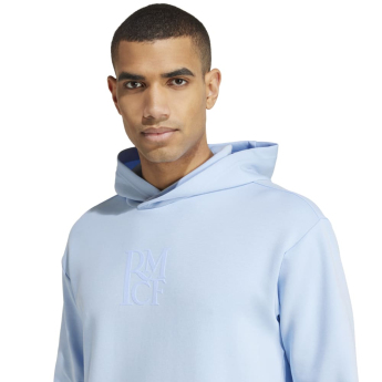 Real Madrid hanorac de bărbați cu glugă Doubleknit