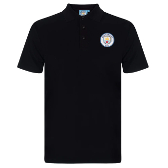 Manchester City tricou polo Crest black