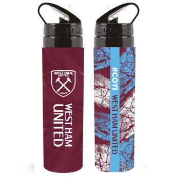 West Ham United sticlă de băut Alu Graphic