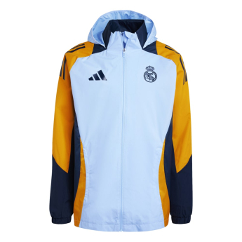 Real Madrid geacă de fotbal pentru bărbați Allweather globlue
