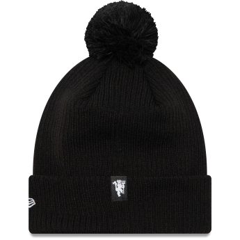 Manchester United căciulă de iarna Patch Black Bobble
