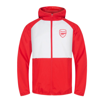 FC Arsenal geacă de bărbați cu glugă Shower red white