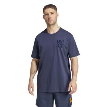 Real Madrid tricou de bărbați Seasonal navy
