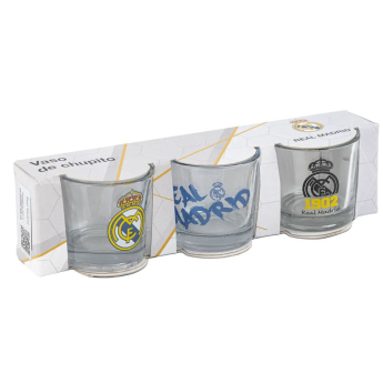 Real Madrid set 3 pahare Club Logo Collection
