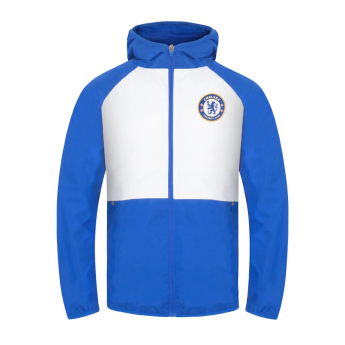 FC Chelsea geacă de bărbați cu glugă Shower blue white