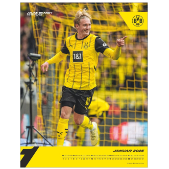 Borussia Dortmund calendar 2025 Wall