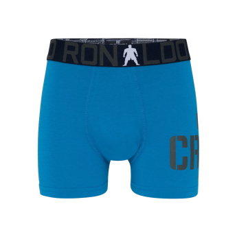 Cristiano Ronaldo boxeri de copii 2pack CR7 Bamboo blue