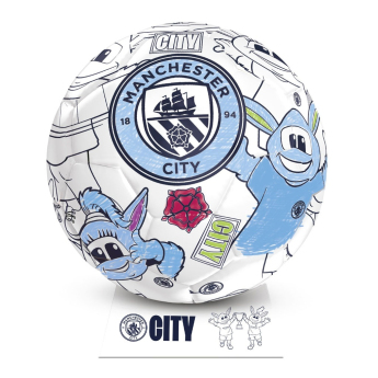 Manchester City balon de fotbal Colour - size 2