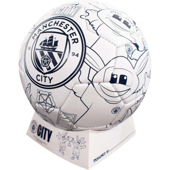 Manchester City balon de fotbal Colour - size 2