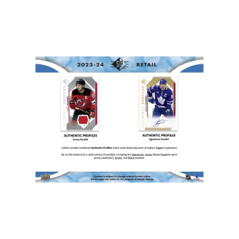 NHL cutii Cărți de hochei NHL 2023-24 Upper Deck SP Hockey Blaster Box