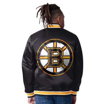 Boston Bruins geacă de bărbați The CLOSER Reversible Varsity Satin