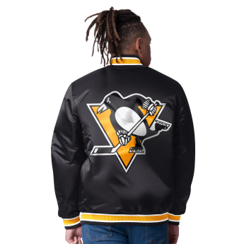 Pittsburgh Penguins geacă de bărbați The CLOSER Reversible Varsity Satin