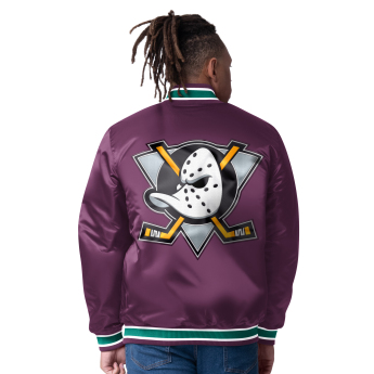 Anaheim Ducks geacă de bărbați The CLOSER Reversible Varsity Satin