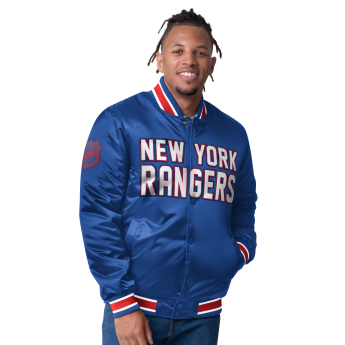New York Rangers geacă de bărbați The CLOSER Reversible Varsity Satin