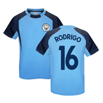 Manchester City tricou de fotbal pentru copii Sky Rodrigo